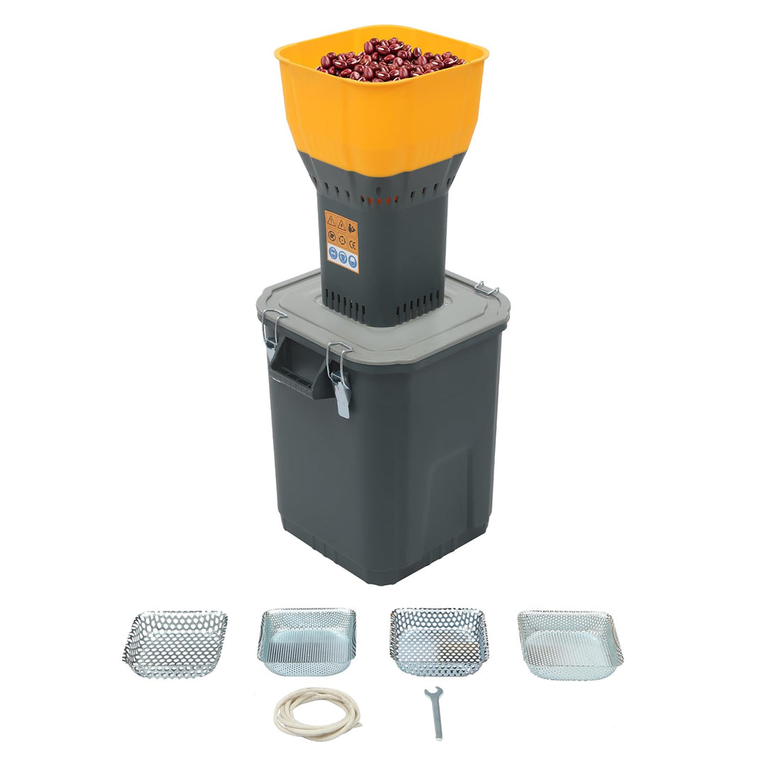 Frisgestea Elektrische Getreidemühle, 30L/45L/55L Kapazität, mit 5 Siebe (2/3/4/6/8 mm), 19000 U/min