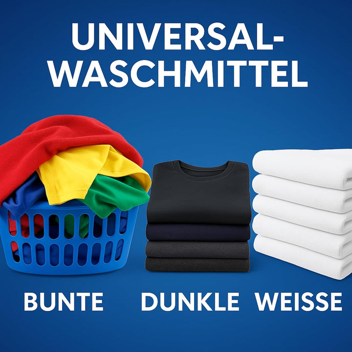 Cleanerist | 5L Universal Flüssigwaschmittel Vollwaschmittel – XXL Grosspackung – für Weiss- Bunt- S