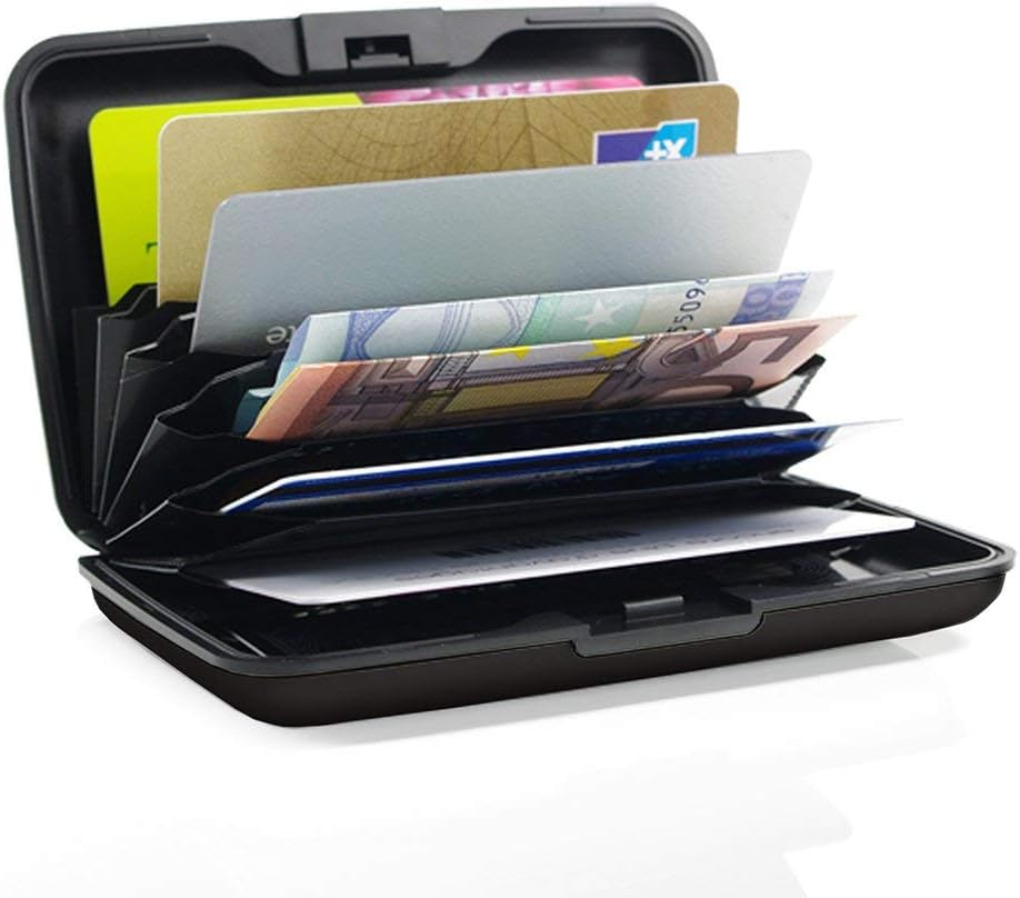 ÖGON Smart Wallets - Aluminium Geldbörse Stockholm - RFID Blockierung Kartenetui - Bis zu 10 Karten