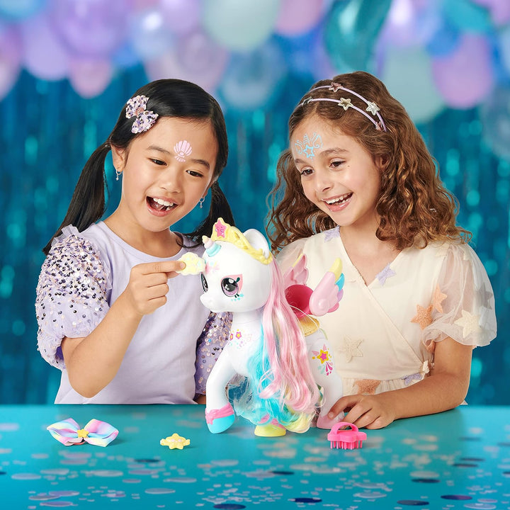 Kindi Kids Einhorn mit geheimem Sattelfach und Zauberschwamm für magische Gesichtsbemalung., 50247 S