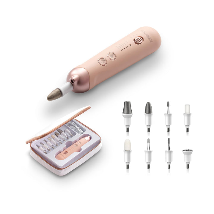 Nagelfräser Elektrisch Professionell 5 Geschwindigkeiten – Boston Tech Queen Rosa Maniküre Pediküre
