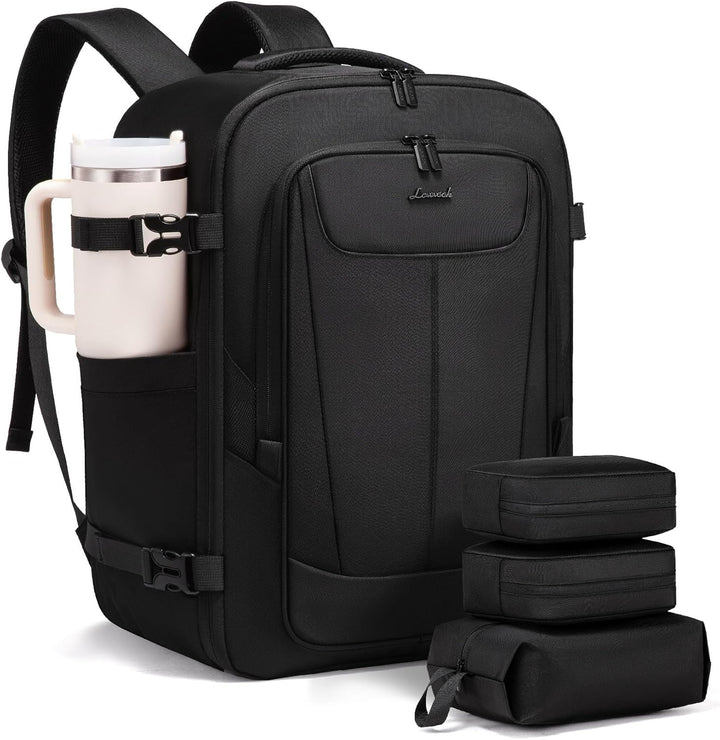 LOVEVOOK Handgepäck Rucksack Flugzeug, 15,6 Zoll Reiserucksack Herren Damen Kofferrucksack mit Lapto