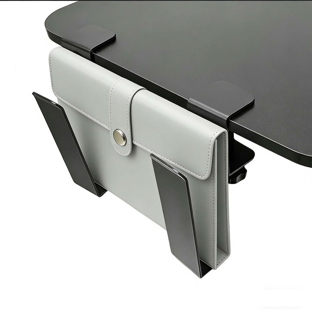 Verstellbarer Laptopständer für unter den Schreibtisch, Hängeregalklemme aus Metall, bohrfreie Schre