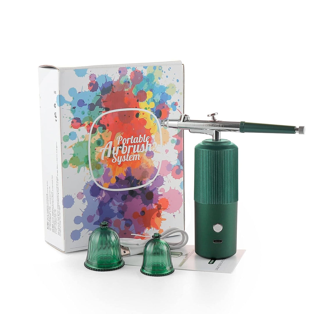 Kabelloses Airbrush Set Mit Kompressor, Airbrush-Kit mit Kompressor, Tragbare kabellose Airbrush Wie