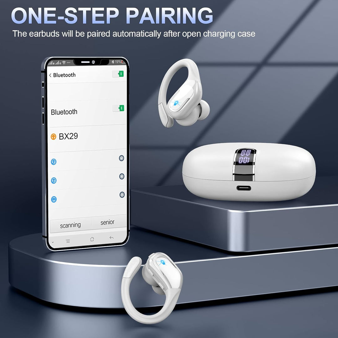 Ltinist Bluetooth Kopfhörer Sport, 75Std Kopfhörer Kabellos Bluetooth 5.4, 3D Stereo, In Ear Kopfhör