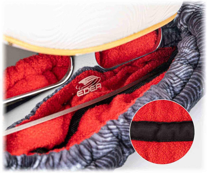 Edea Dune Schlittschuhe Klingenbezüge, Gesticktes Logo, Geeignet für Schlittschuhkufen bis 11 Zoll -