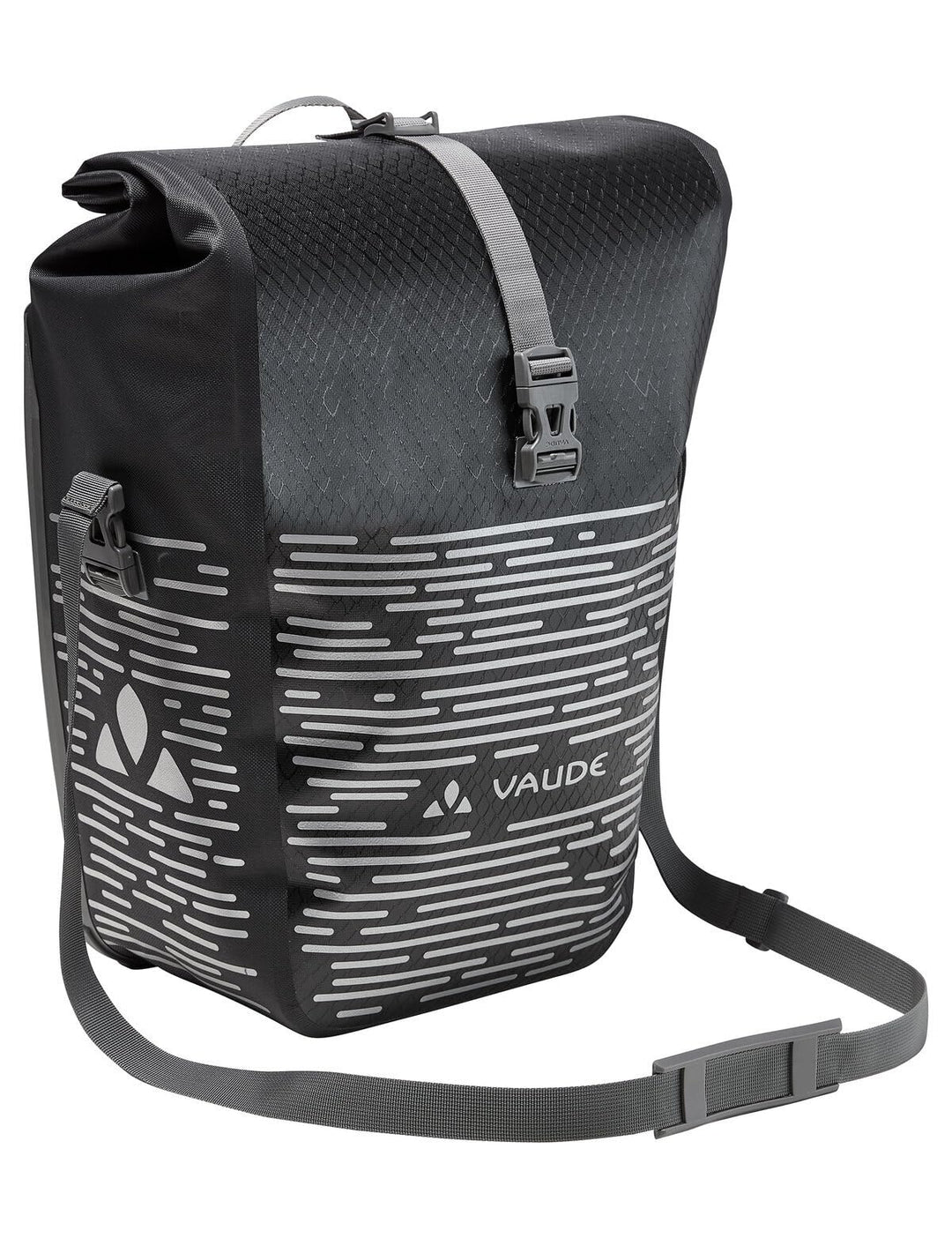 VAUDE Aqua Back Luminum Single II - 1 Hinterradtasche (24 Liter) - wasserdicht - Made in Germany Ein