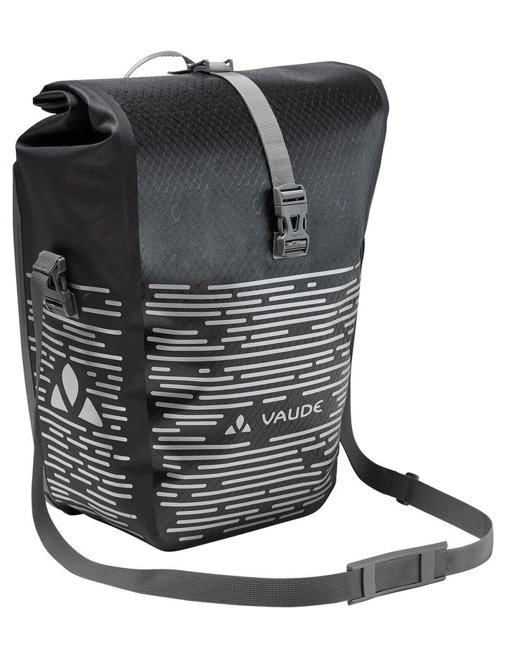 VAUDE Aqua Back Luminum Single II - 1 Hinterradtasche (24 Liter) - wasserdicht - Made in Germany Ein