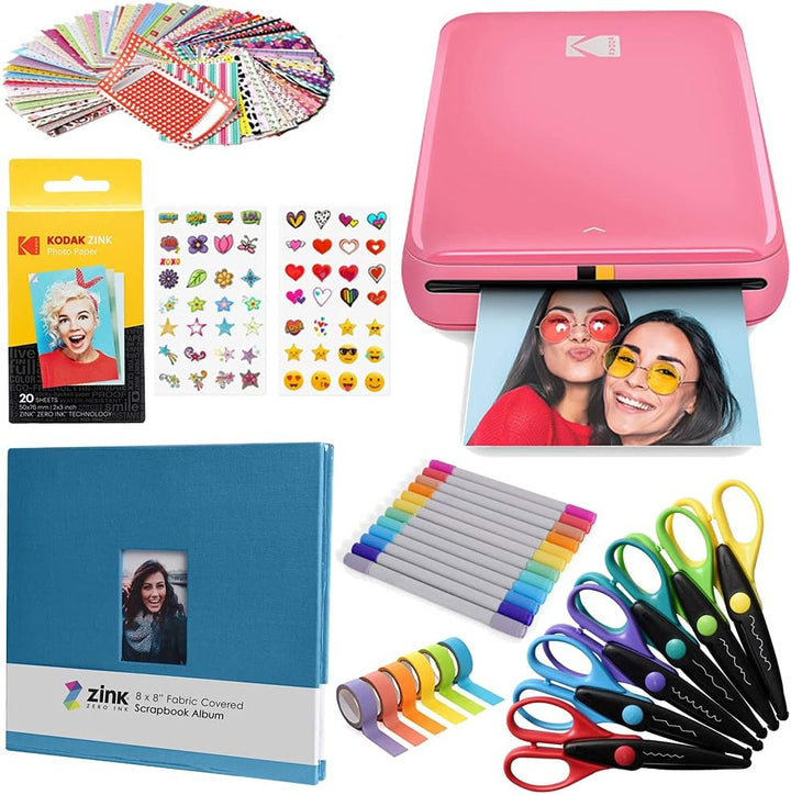 KODAK Step Instant-Fotodrucker mit Bluetooth/NFC, Zink Technologie & KODAK App für iOS & Android (Ro