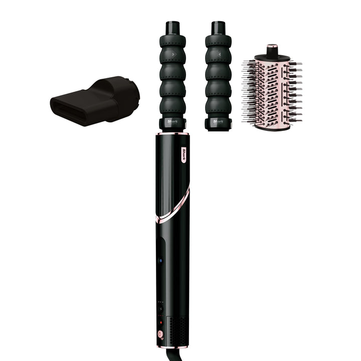 Shark FlexStyle 3-in-1 Luftstyler & Haartrockner, Auto-Wrap-Lockenaufsatz, Ovalbürste, Konzentrator,