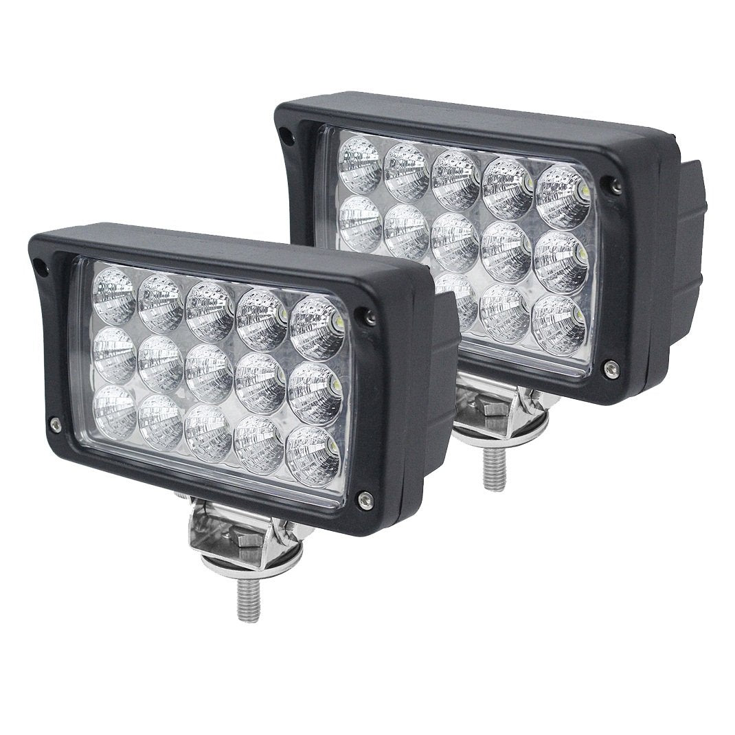 LED Scheinwerfer 45W Flutlicht Rückfahrscheinwerfer IP67 Wasserdicht Arbeitsscheinwerfer 12V 24V (2p
