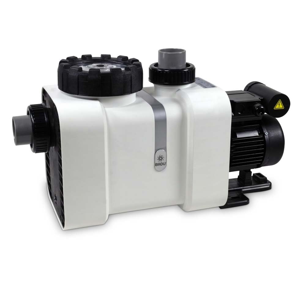 Speck BADU Delta 22 Poolpumpe – Selbstansaugend - 230V - Effizient & Leise mit LED-Klarsichtdeckel f