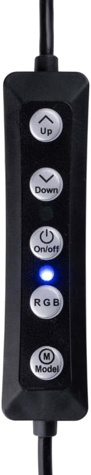 GRUNDIG LED Ringlicht mit Stativ - 150 LEDs, Handystativhalter, USB, Verstellbar, Farb- und Helligke