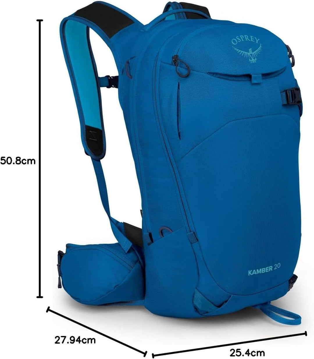 Osprey Herren Kamber 20 Rucksack Skirucksack Skitourenrucksack Alpinblau, Alpinblau