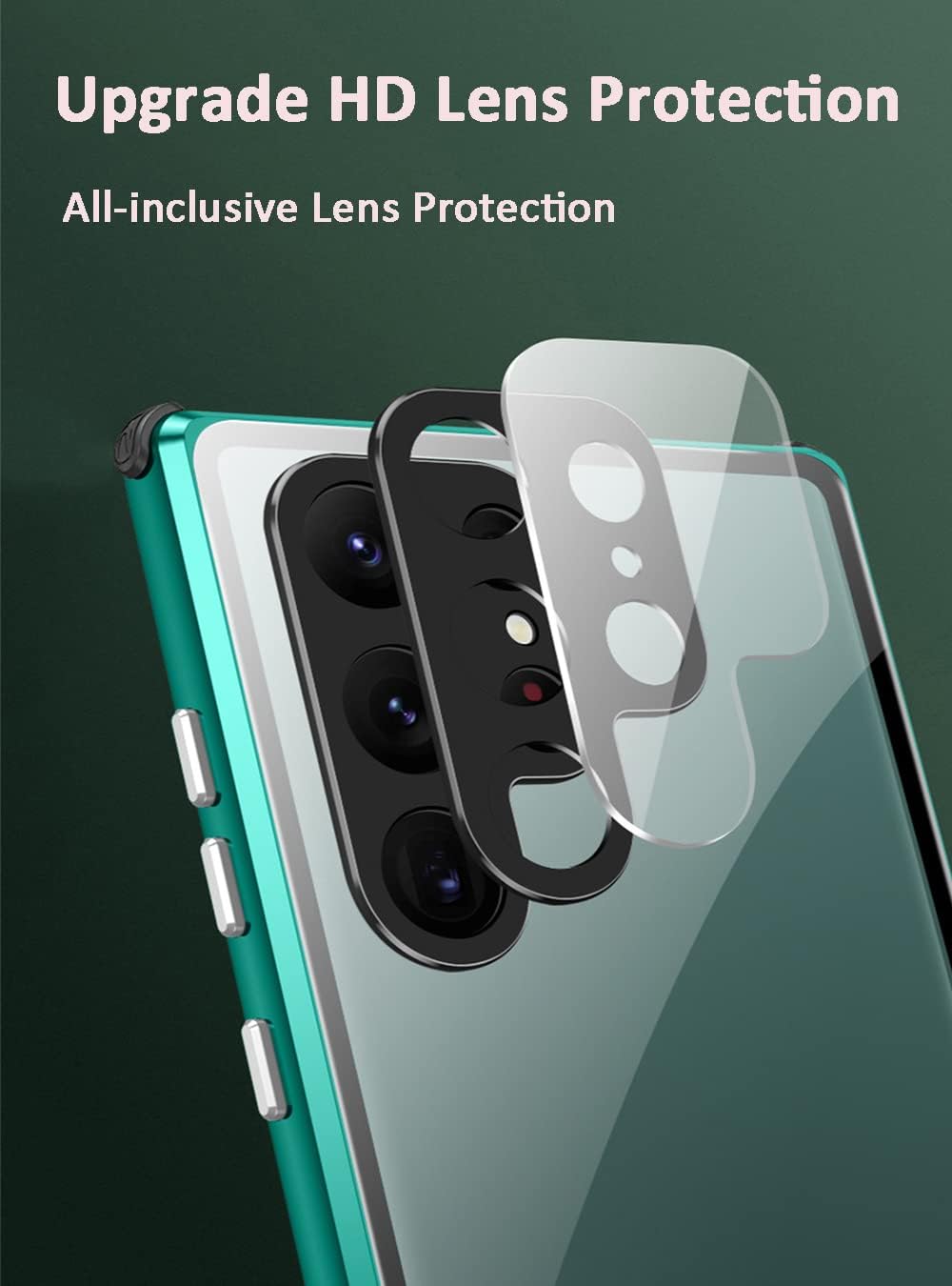Anti Peeping Hülle für S23 Ultra Samsung Galaxy Bildschirm und Kameraobjektiv Schutzhülle 360 Grad m