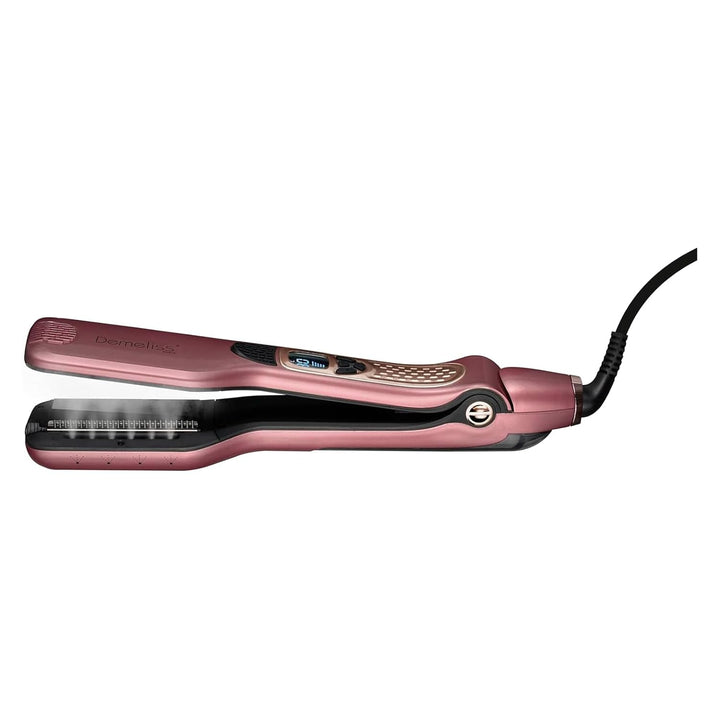 Demeliss Saint Alge – Set mit Dampfglätter aus Titanium – Kollektion Cherry Chérie, enthält 2-in-1-T