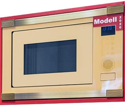Kaiser EM 2545 Elf AD Einbau Multifunktions Mikrowelle,Elfenbein Glas,25L,Heissluft Grill,21 Funktio