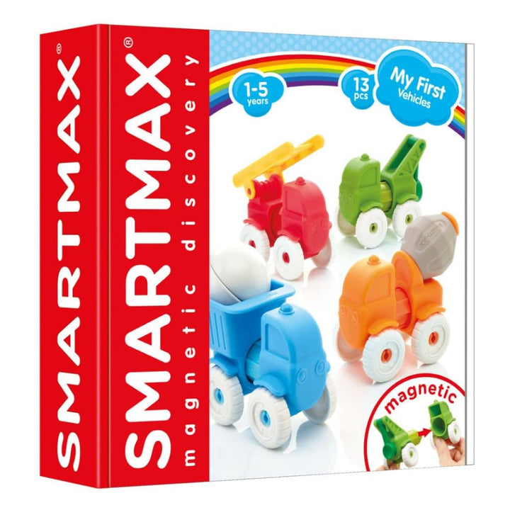 SmartMax - My First Vehicles, Magnetic Discovery Play Set, 13 pieces, 1 - 5 Years
