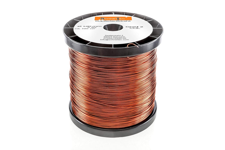 Kupferlackdraht W210 Ø 1,90 mm 5 kg CU Lackdraht Grad 2 CUL Kupferdraht Gewicht 5 Kilogramm Durchmes