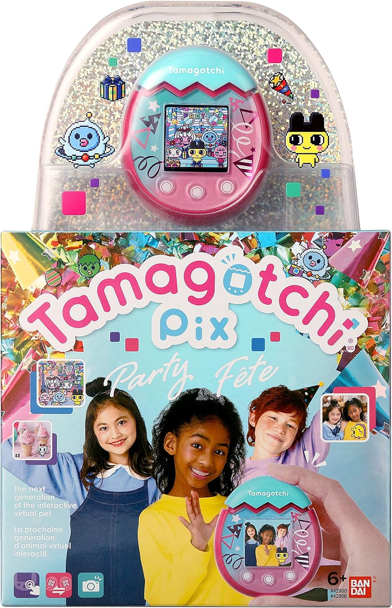 Tamagotchi Pix Confetti Rosa, Rosa