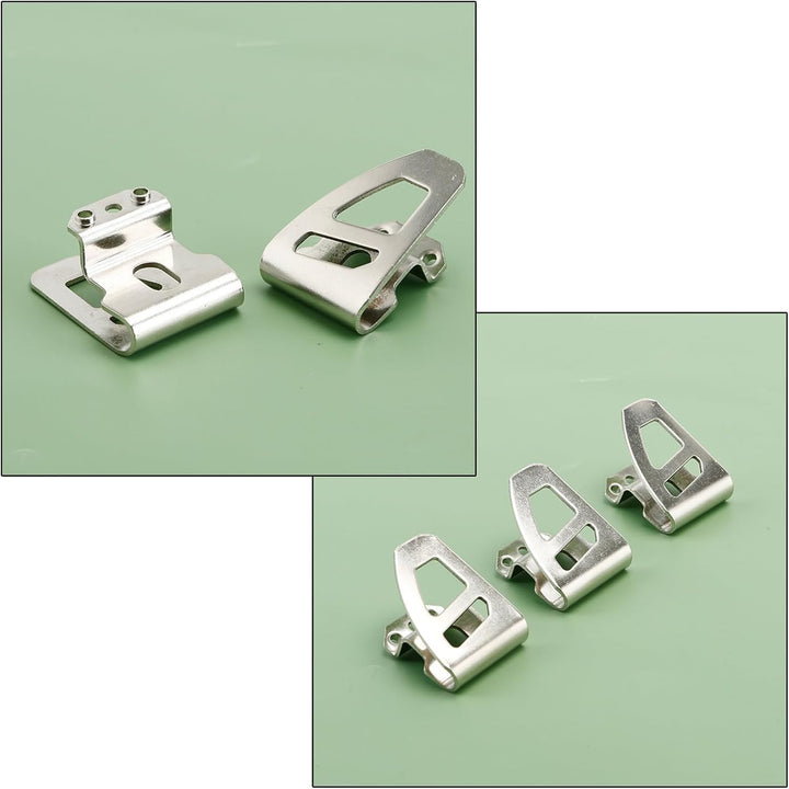 10 x Gürtelclip-Haken mit Schrauben, kompatibel mit Milwaukee M18 Tools Schlagschrauberbohrer 2603-2