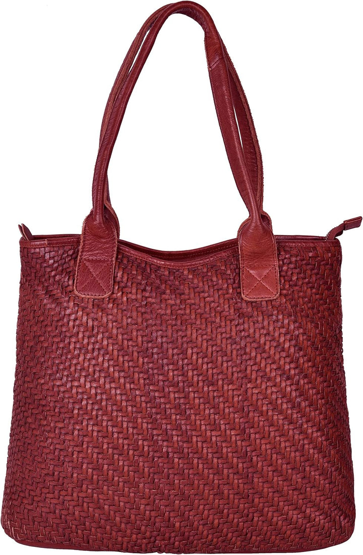 ANTONIO VALERIA Alice Handtasche Rot/Ausflug, Einfarbig (Getaway Solids), Rot/Ausflug, Einfarbig (Ge