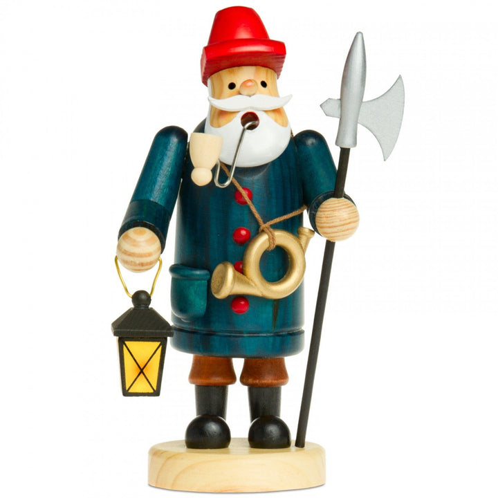 Sikora RM-A Räuchermännchen aus Holz 3 Grössen Verschiedene Motive, Farbe/Modell:A02 blau - Nachtwäc