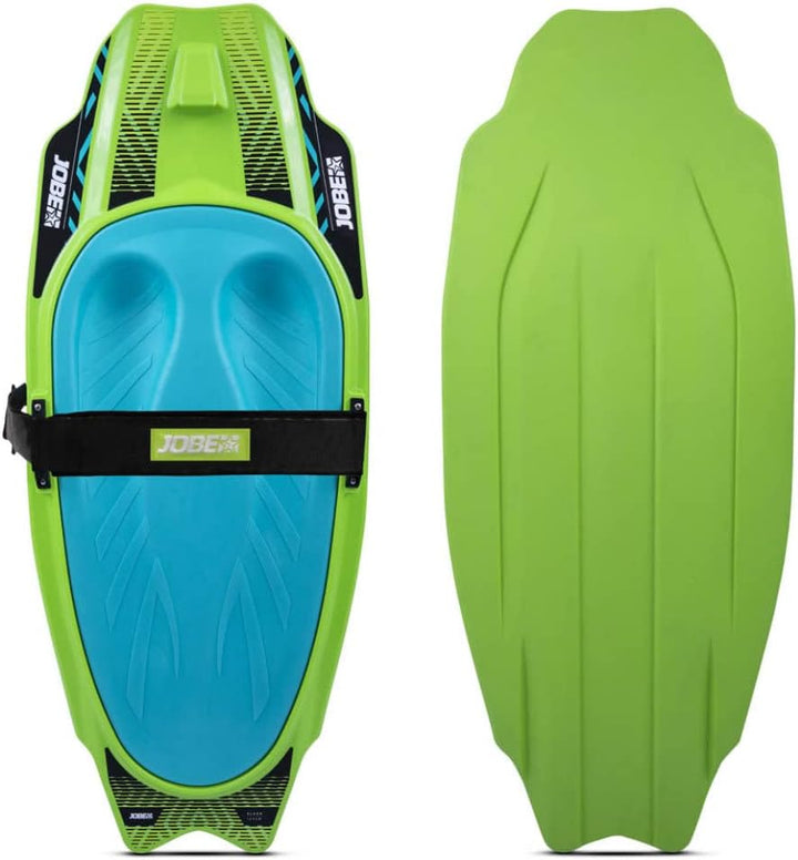 Jobe Slash Kneeboard Package Freestyle Board für Anfänger und Fortgeschrittene Green