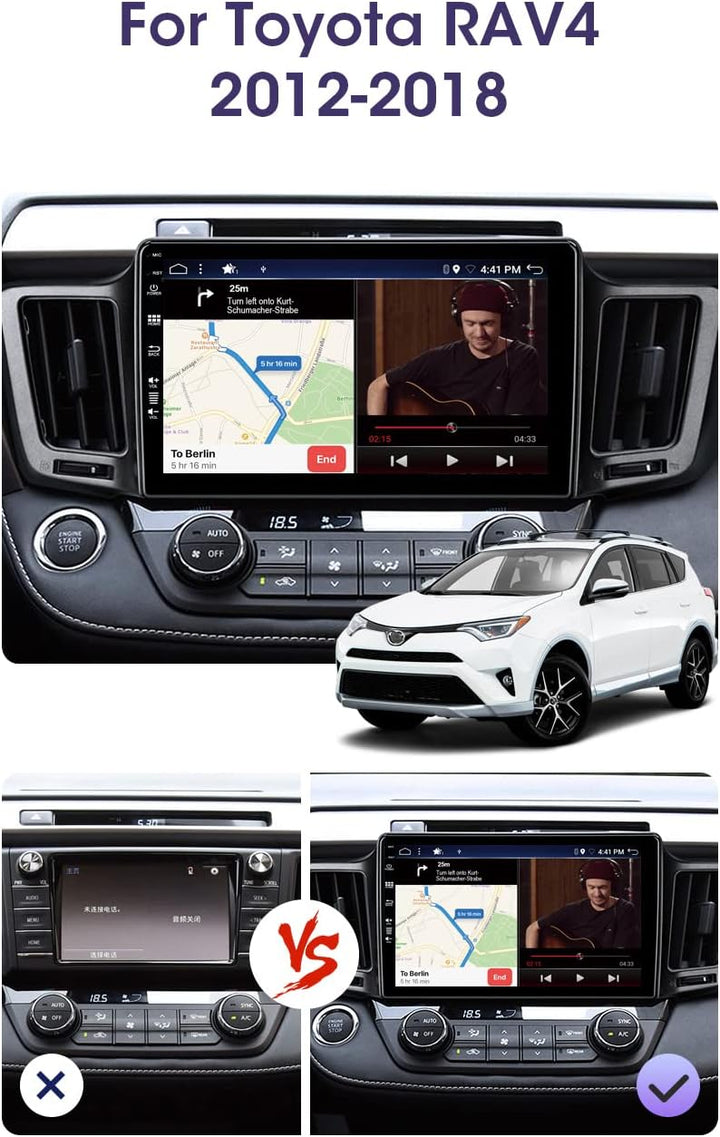 JOYX Android 13 Autoradio Passt für Toyota RAV4 (2013-2018) - [4G+64G] - Eingebaut DSP/Carplay/Andro
