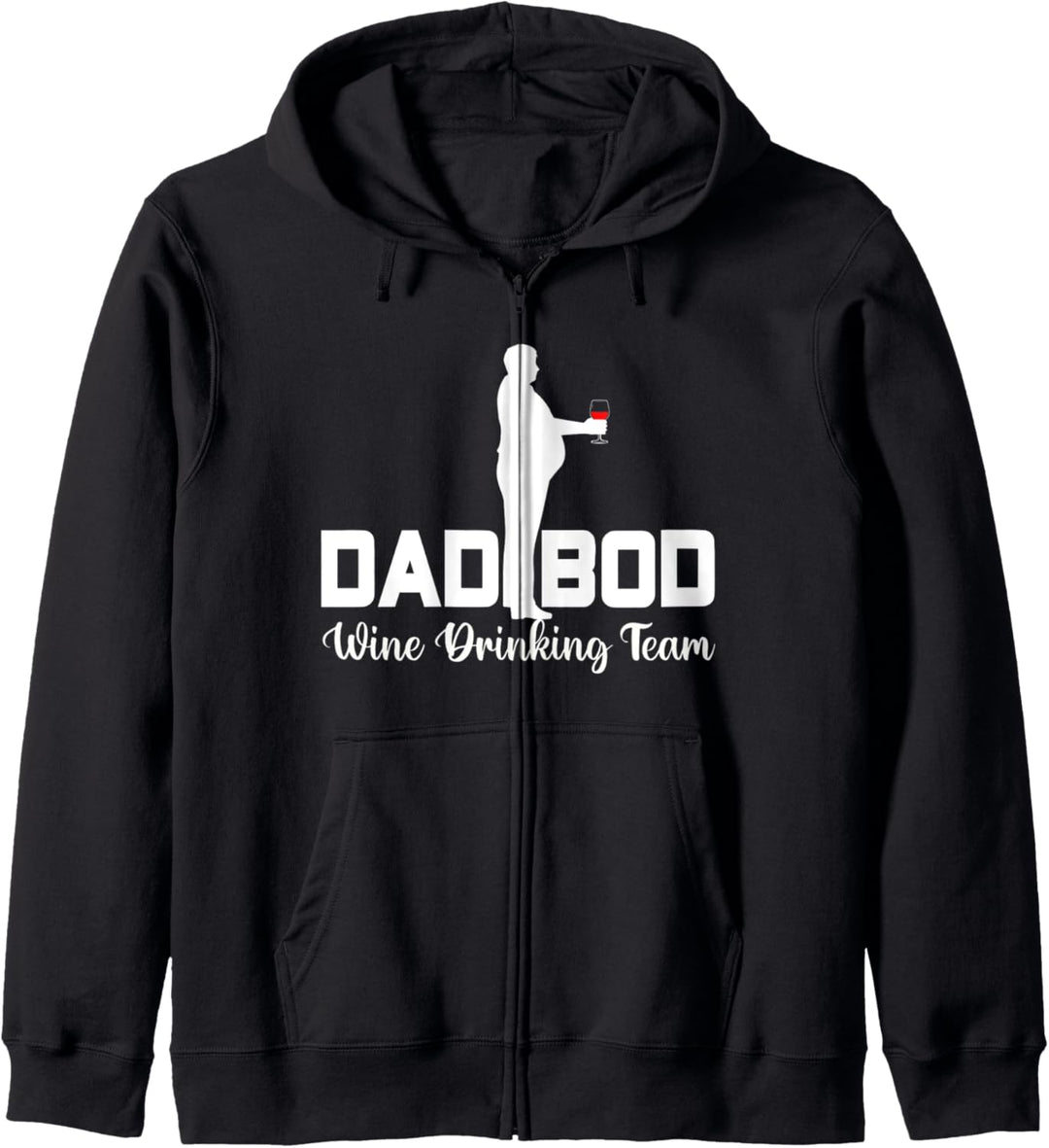 Dad Bod Weinkonsum-Team - Vater Rotwein-Trinker Kapuzenjacke