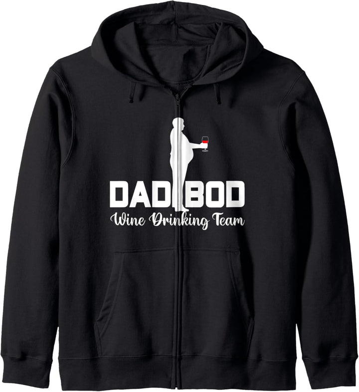 Dad Bod Weinkonsum-Team - Vater Rotwein-Trinker Kapuzenjacke
