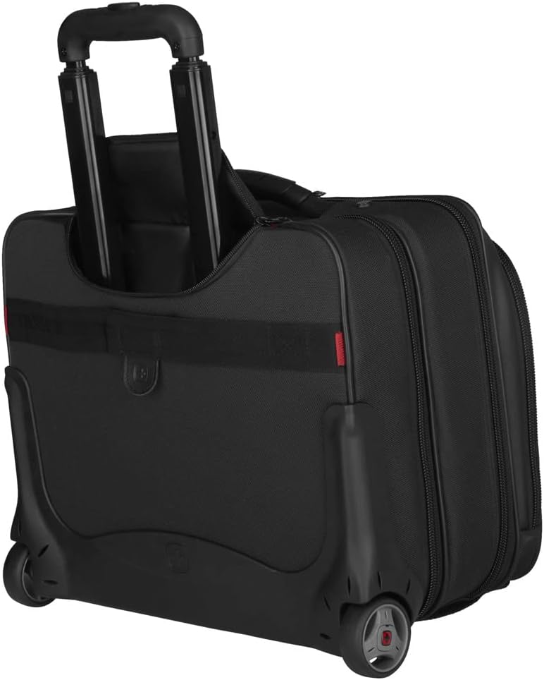 WENGER Potomac 2-TLG Laptop Trolley für Notebook bis 17 Zoll, herausnehmbare Laptoptasche 15 Zoll, 2