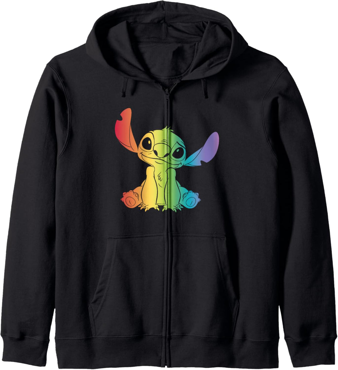 Disney Lilo & Stitch Rainbow Stitch Fill Pride Kapuzenjacke