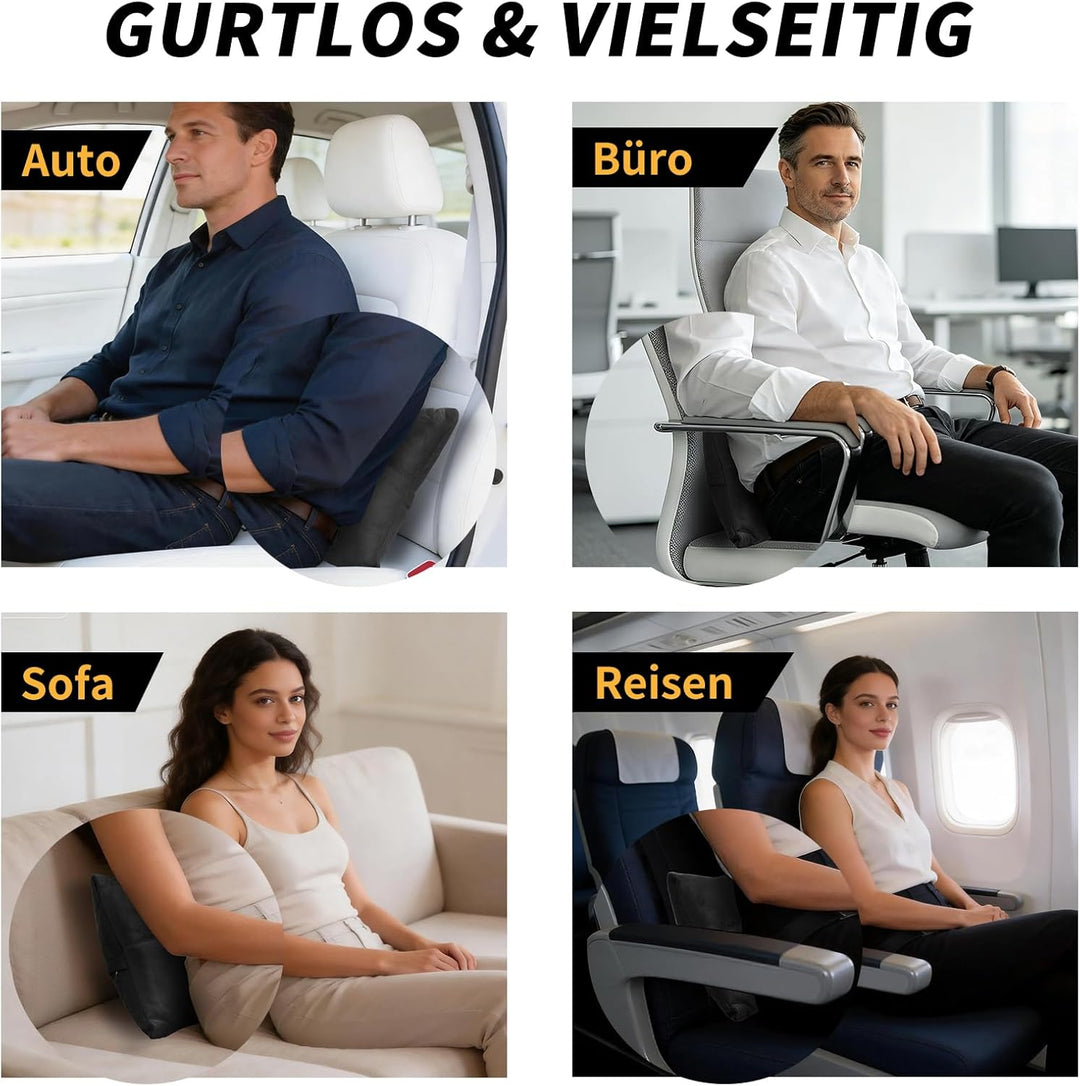 Kwak's Kopfstütze Taille Kissen Set, Maybach Design S-Klasse Super Soft Auto Kopfstütze Kissen Lordo