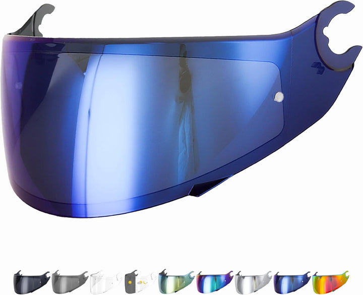 Kompatibel mit Shark Spartan Visier - Skwal - D Skwal - Skwal 2 - Helmvisier Pinlock Ready - Anti-Kr