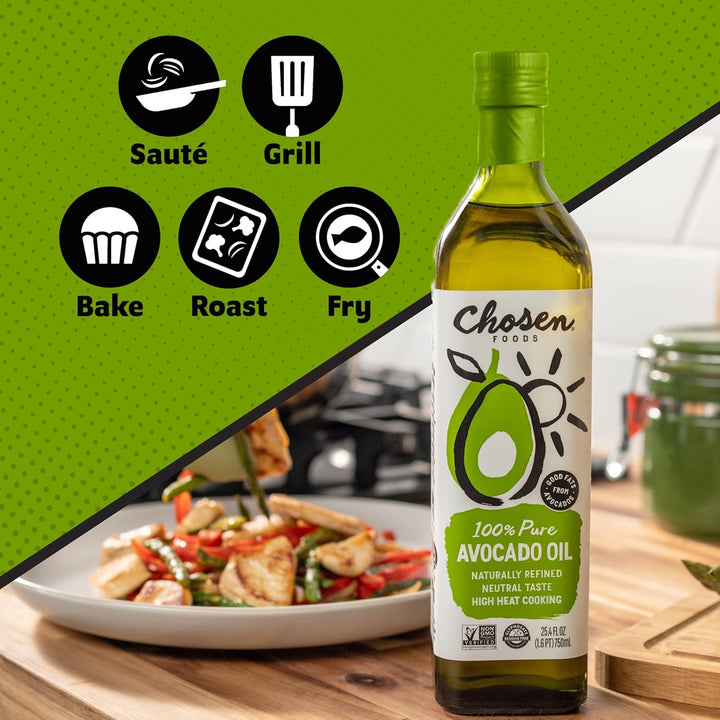 Chosen Foods - 100% Pure Avocado-öl - 16.9 Unze.