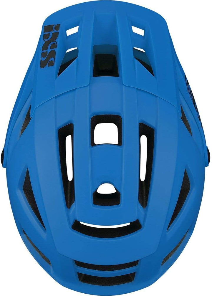 IXS Trigger Am Mountainbike-Helm, Blau (Fluo Blue), ML (58-62cm)