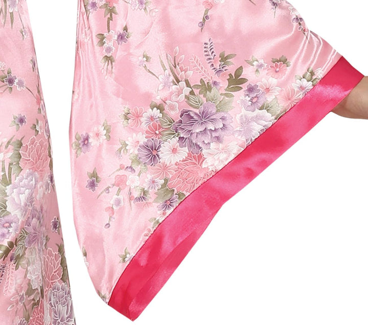 FIESTAS GUIRCA | Geisha Japanisches Kostüm - Kimono und Gürtel - Asiatische, Orientalische und Japan