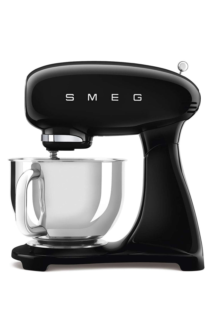 SMEG Standmixer Schwarz Kneten Mixen 1 m 4,8 l Leiter Stand mixer Black, Schwarz