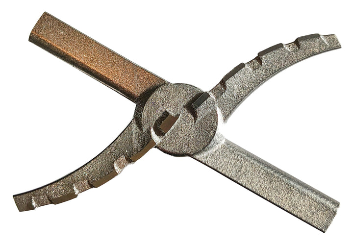Pacojet 1, 2, 2 und Junior Pacossierflügel Standard mit grau/silber Metall-Legierung 10156