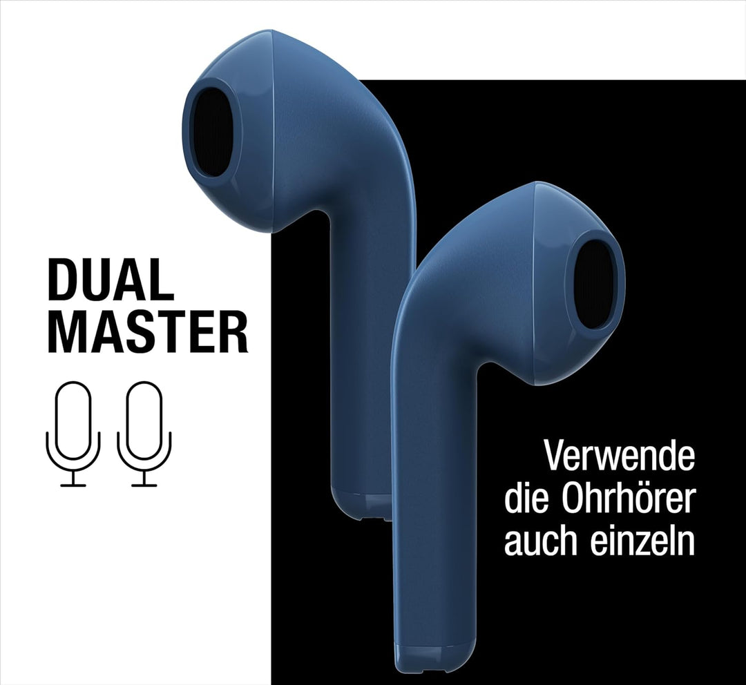 Fresh 'n Rebel Twins Core, True Wireless kabellose In-Ear Bluetooth Kopfhörer, mit Sprachassistent,