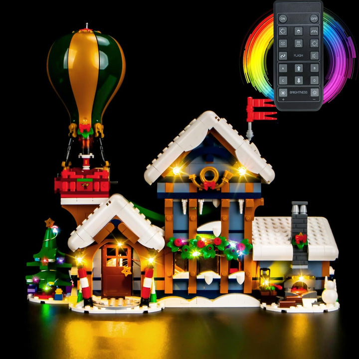 Fernbedienung Led Licht Set Kompatibel mit Lego 10339 Santa's Post Office (Kein Modell), Led Beleuch