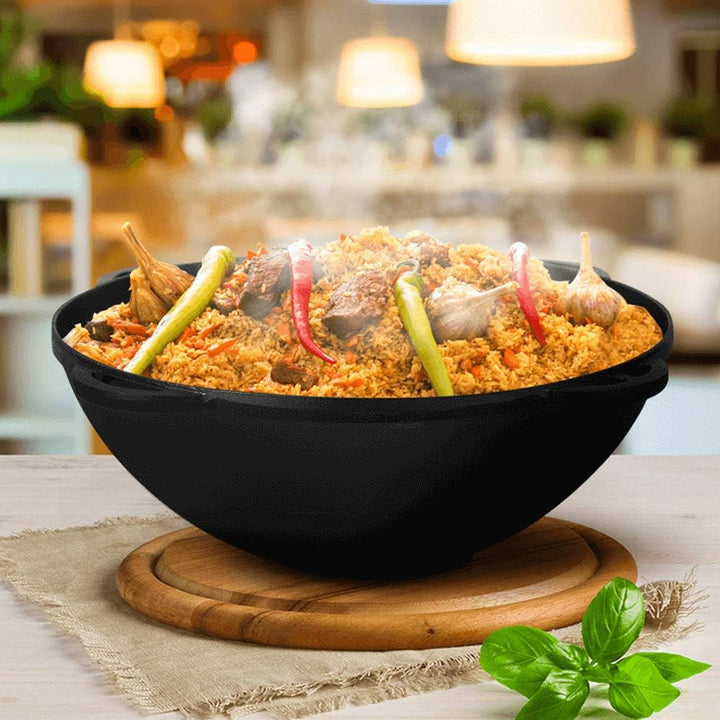 Syton Kasan Asien aus Gusseisen mit Deckel Kazan Kessel (6 Liter)