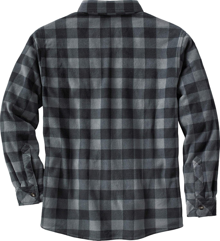 Legendary Whitetails Navigator Fleece-Herrenhemd mit Knopfleiste XXL Grafit-plaid, XXL Grafit-plaid