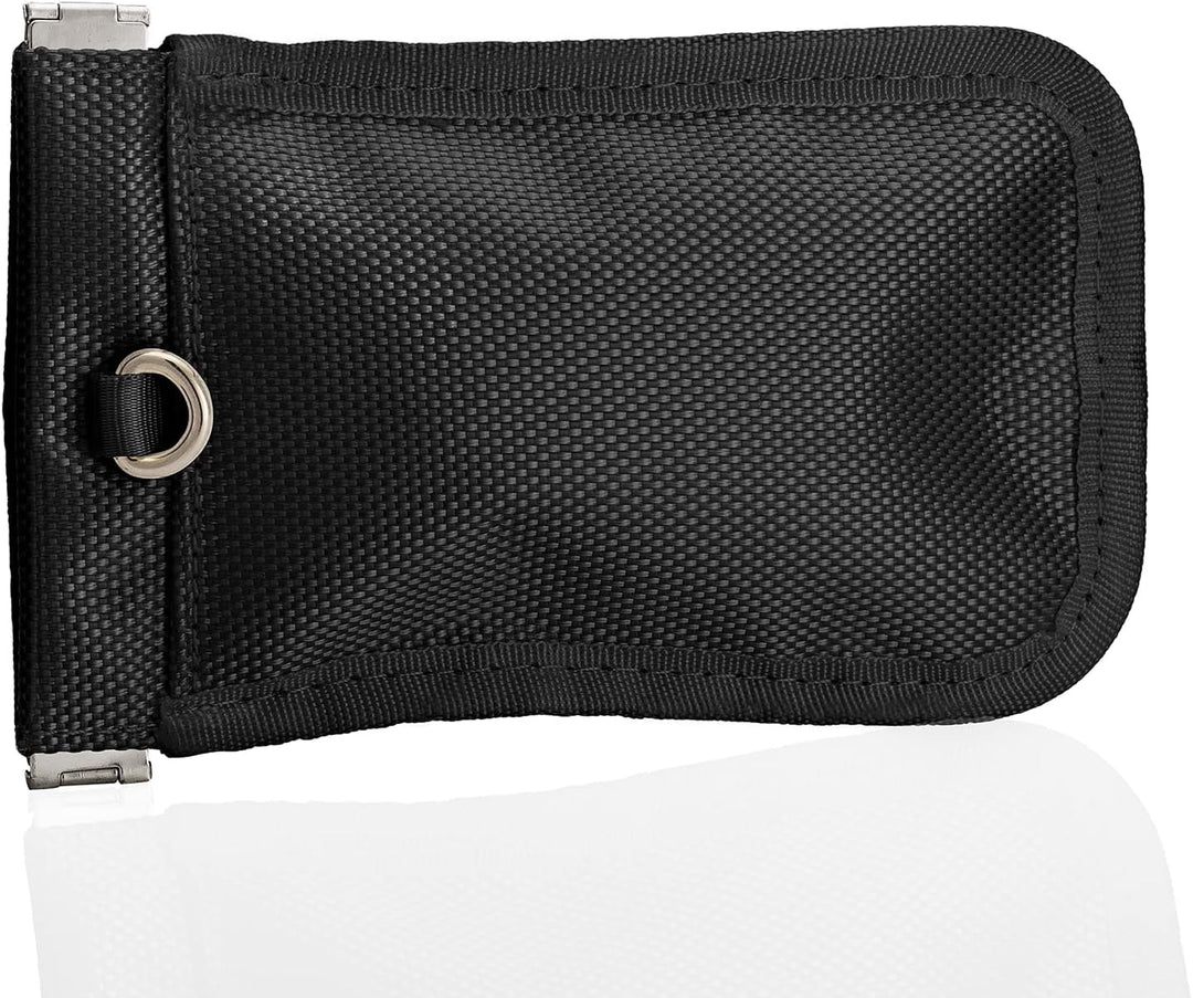 Autoschlüssel Schutz Keyless Tasche mit magnetisch-geräuschlosem Federverschluss ermöglicht 1 Hand B