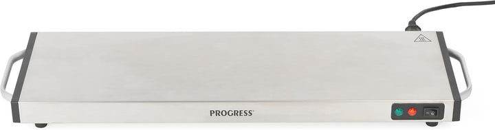 Progress Kabellose Herdplatte, Grosse Speisewärmplatte, Tellerwärmer, Tragbares Buffet-Serviertablet