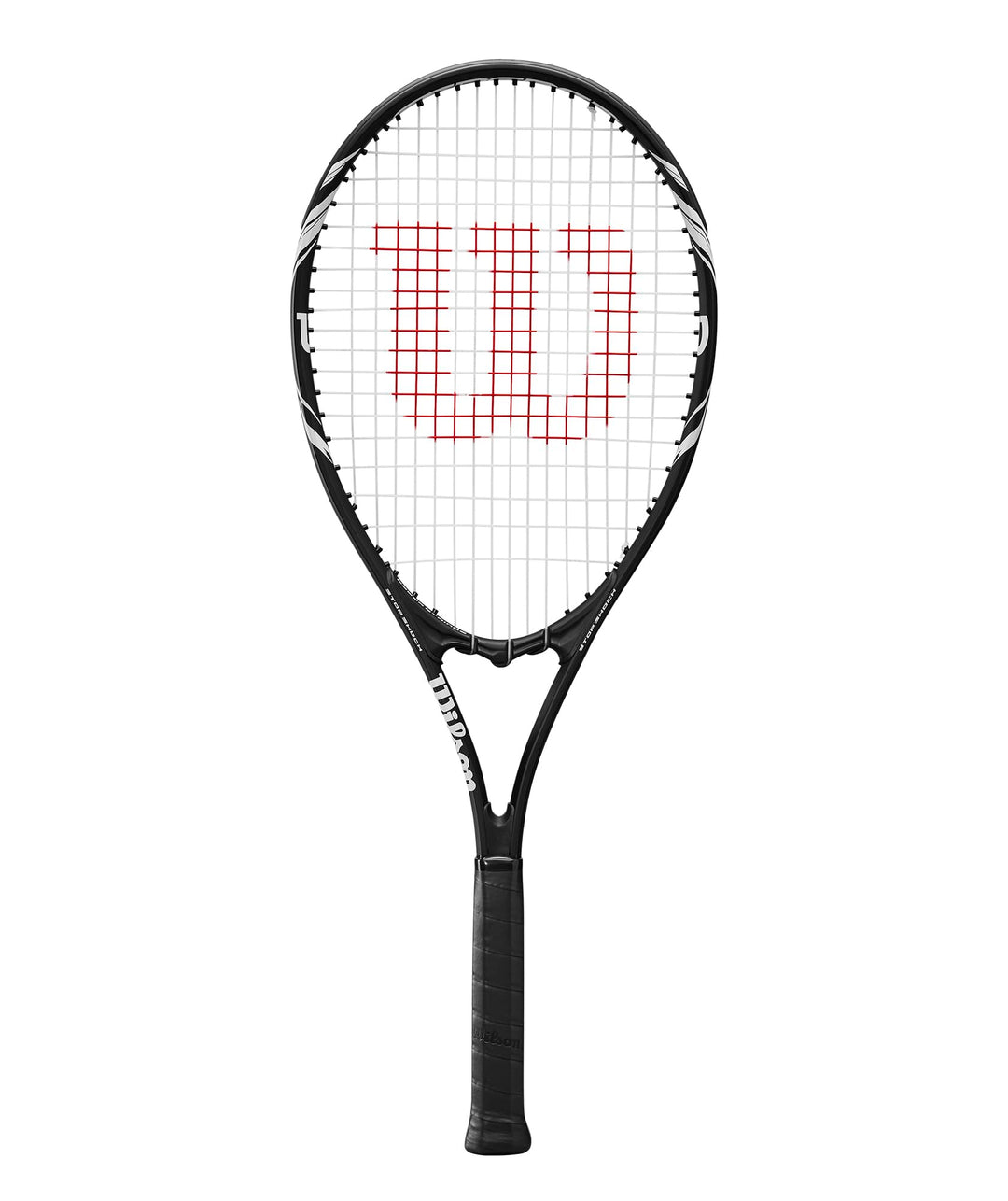 Wilson Federer Erwachsene Tennisschläger (verschiedene Bundle-Optionen) Black/White Series Nur Schlä