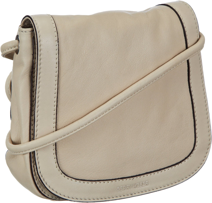 Gerry Weber Bologna Flap Bag S 4080000390, Damen Schultertaschen 17x17x2 cm (B x H x T) Weiss Offwhi