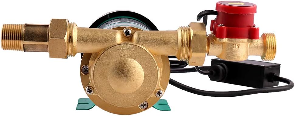 SHYLIYU 90W Umwälzpumpe Druckhöhungspumpe Heisswasserpumpe automatischer Haushalt Booster Pumpe für