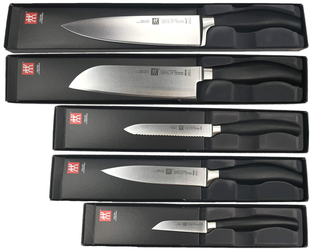 Zwilling Five Star Messer Küchenmesser (5 Stück, Küchenmesserset)